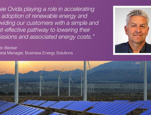 Ovida welcomes new General Manager of Business Energy Solutions